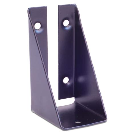 interior black metal post bracket bottom|2x4 metal brackets home depot.